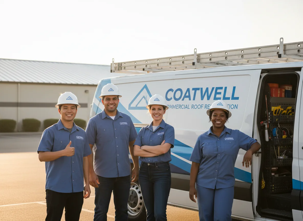 Commercial roof coating company in Azalea, OR
